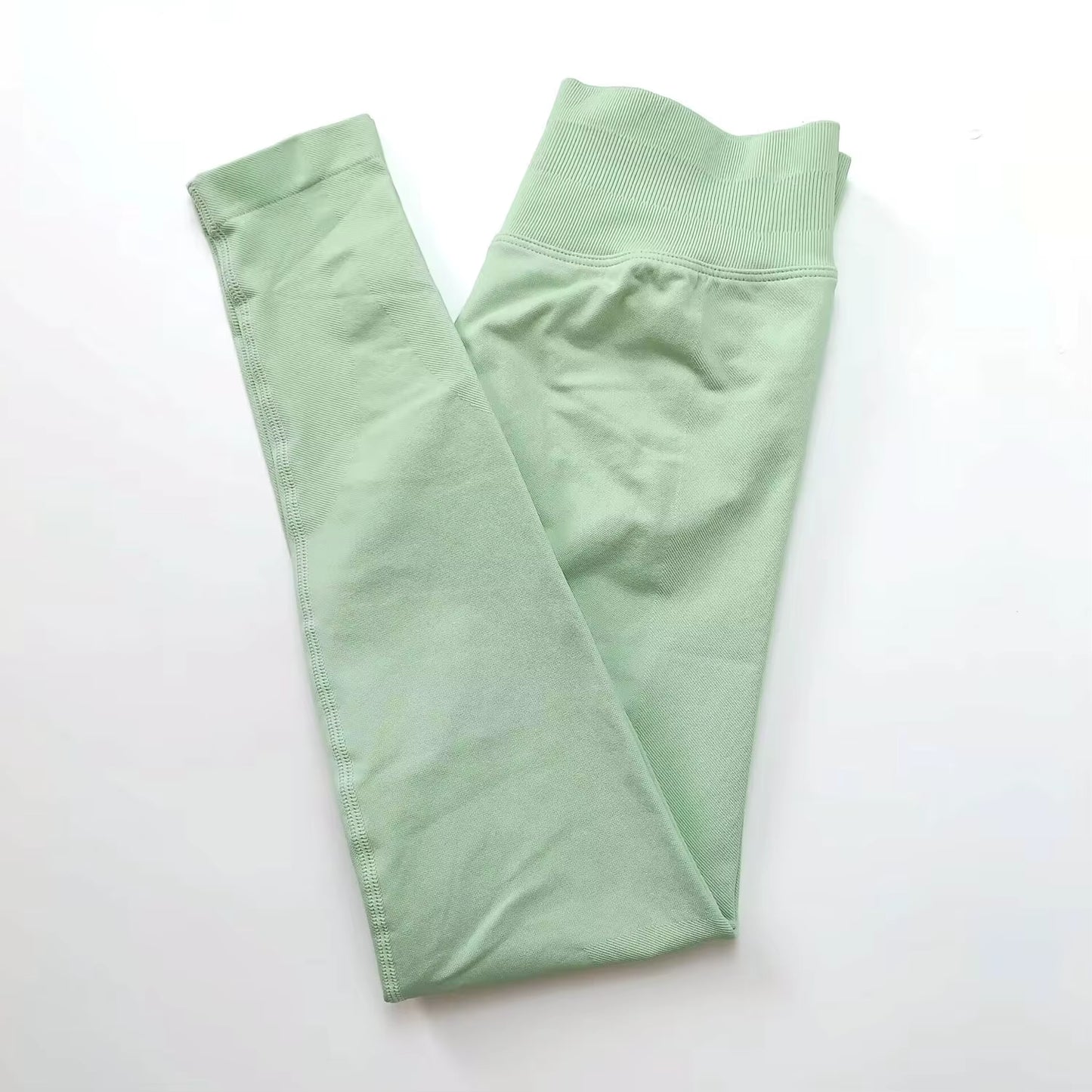 Impact Leggings Women Seamless Sports Yoga Pants Low Ribbed Band Gym Clothes Fitness Workout Wear Scrunch Bum Tights